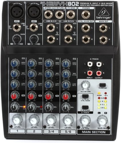 behringer xenyx 802 mixer manual